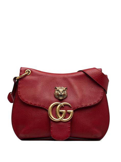 gucci marmont animalier shoulder bag|gucci denim marmont bag.